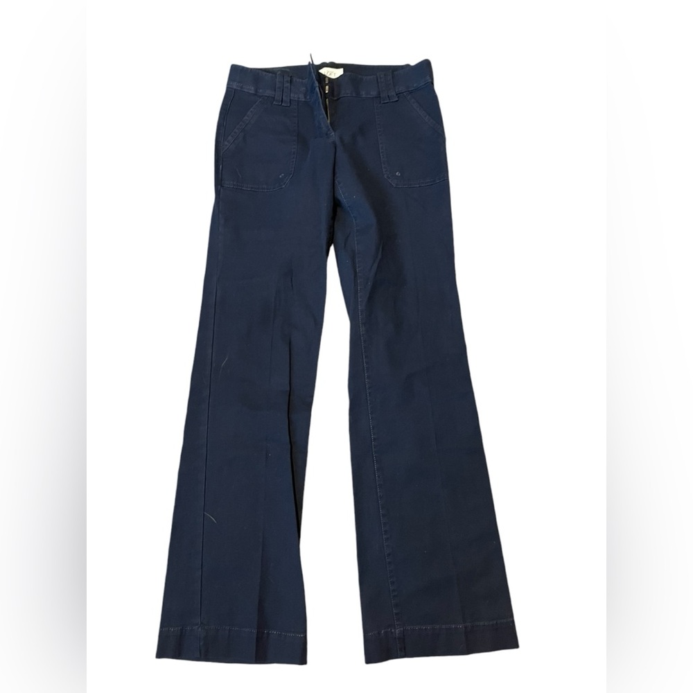 LOFT Navy Wide-Leg Pants